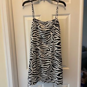 Lush - NWT ZEBRA Pull over cocktail/sun dress size medium (was $56)
